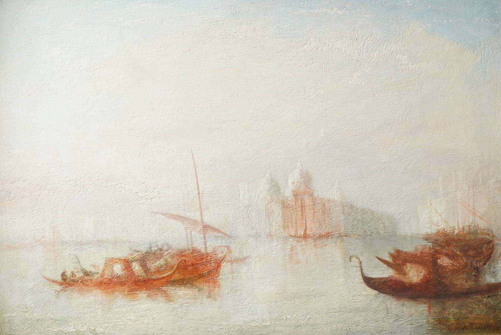 After Joseph Mallord William Turner RA, 1775-1851, 'Gondolas on the Lagoon at Venice'